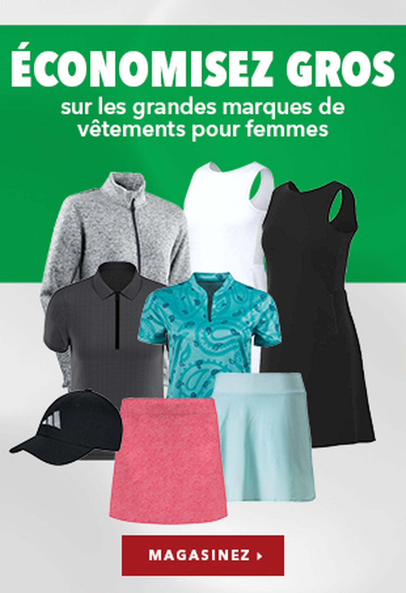 Vêtements de Golf pour femme