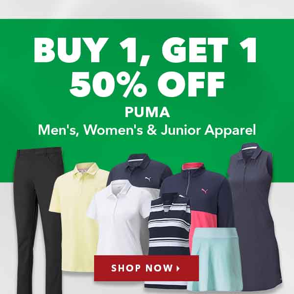 Puma Men's, Women's & Junior Apparel & Outerwear - Buy 1, Get 1 50% Off
