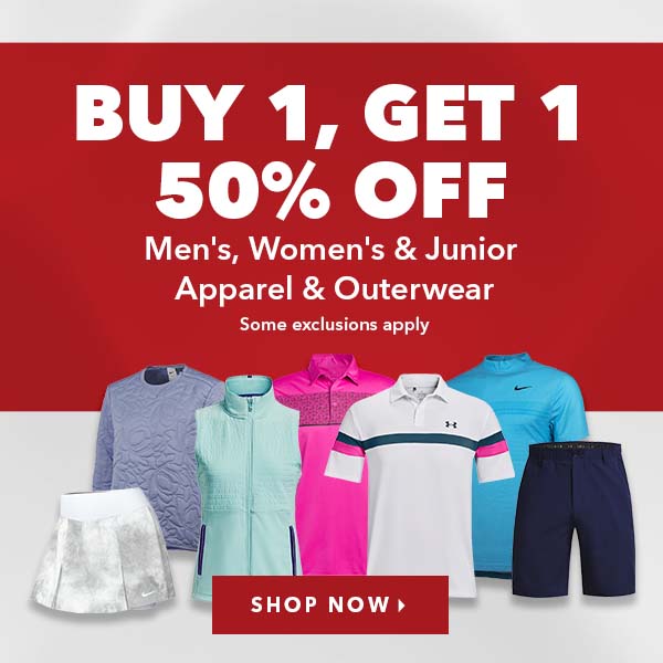 Men's, Women's & Junior Apparel & Outerwear - Buy 1, Get 1 50% Off