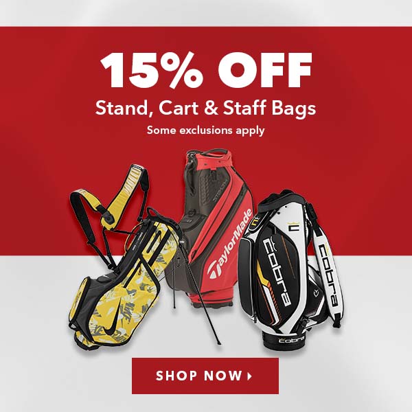 Stand, Cart & Staff Bags - 15% Off