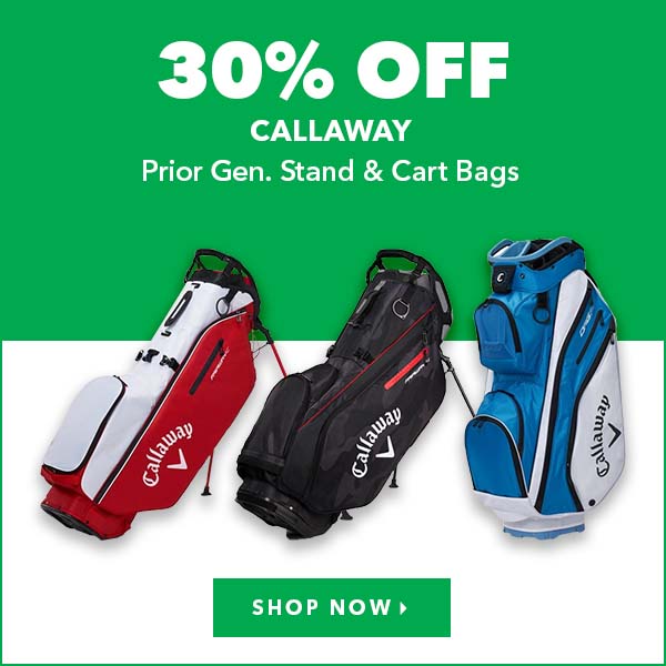 Callaway Prior Gen. Stand & Cart Bags - 15% Off