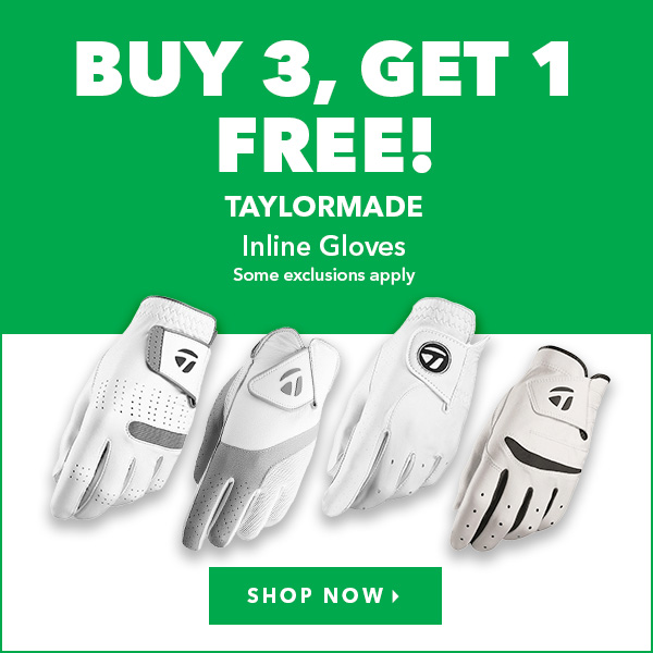 TaylorMade Inline Gloves - Buy 3, Get 1 Free