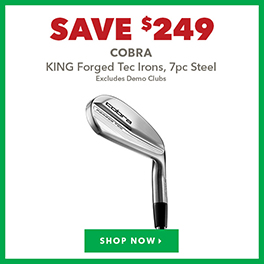 Cobra KING Forged Tec Irons, 7pc Steel - Save $249  