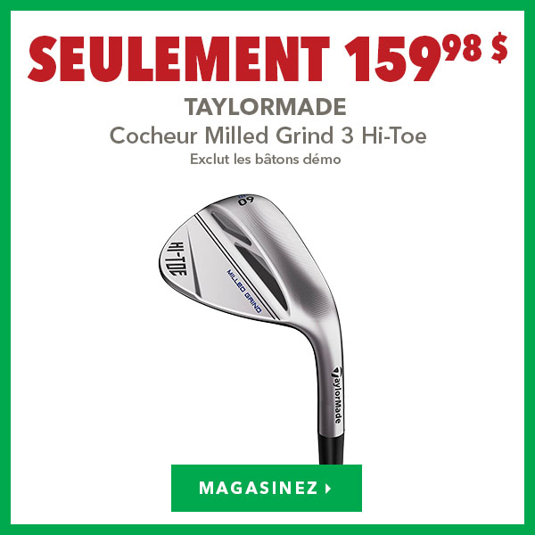 BTaylorMade Milled Grind 3 Hi-Toe Wedges - Only $159.98