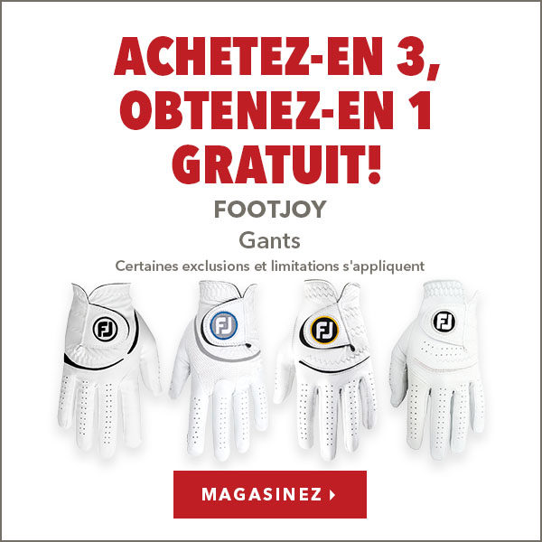 Gants FootJoy – Achetez-en 3, obtenez-en 1 gratuit!   