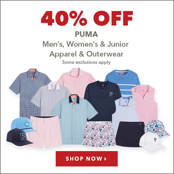 Puma Men's, Women's & Junior Apparel & Outwear - 40% Off  