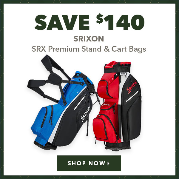 Srixon SRX Premium Stand & Cart Bags - Save $140 