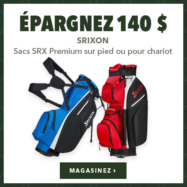 Sacs sur pied et pour chariot Srixon SRX Premium – Épargnez 140 $ 