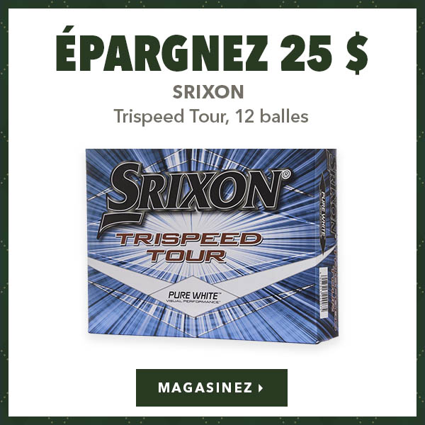 Srixon Trispeed Tour, 12 balles – Épargnez 25 $