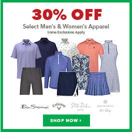 Select Men's & Women's Apparel - 30% Off  