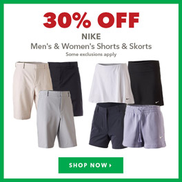 Nike Men's & Women's Shorts & Skorts - 30% Off    