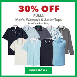 Puma Men's, Women's & Junior Tops - 30% Off