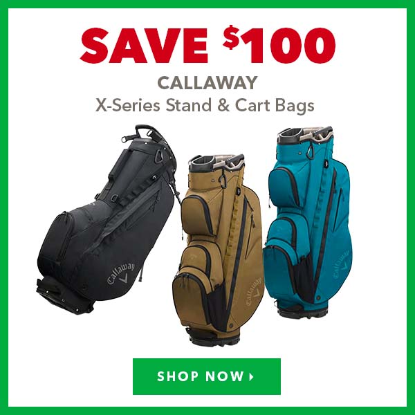 Callaway X-Series Stand & Cart Bags - Save $100