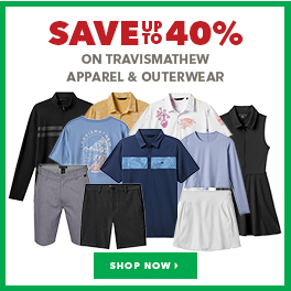 SAVE UP TO 40% ON TRAVISMATHEW APPAREL & OUTERWEAR 