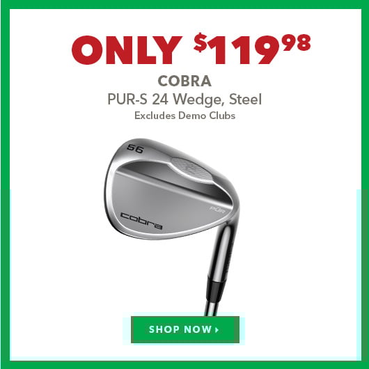 Cobra PUR-S 24 Wedge, Steel - Only $119.98 