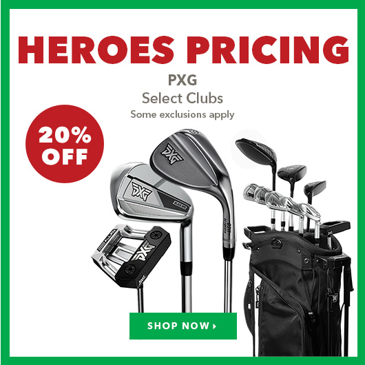 Select PXG Clubs - 20% Off 