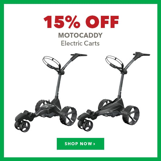Motocaddy Electric Carts - 15% Off  