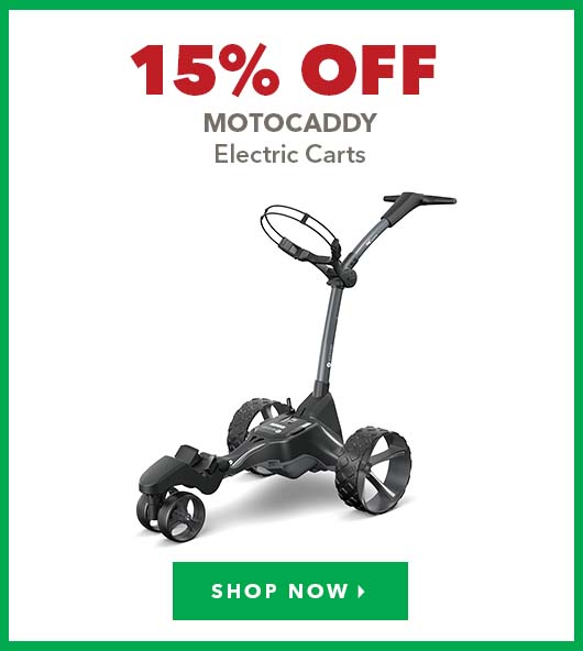 Motocaddy Electric Carts - 15% Off