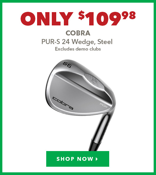 Cobra PUR-S 24 Wedge, Steel - Only $109.98