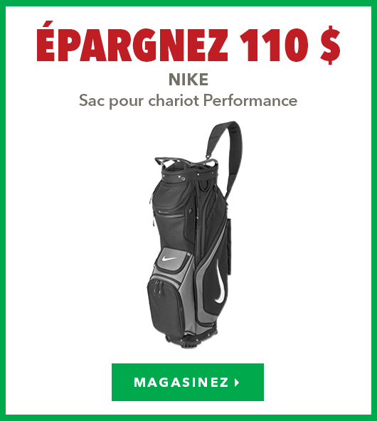 Sac pour chariot Nike Performance - Épargnez 110 $