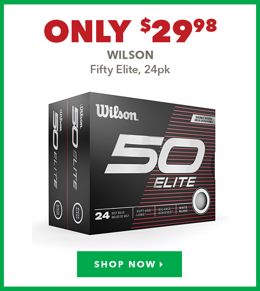 Wilson Fifty Elite, 24pk - Only $29.98
