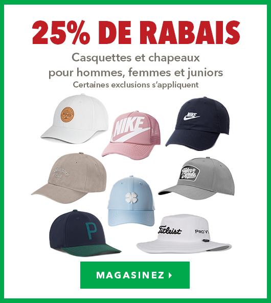 Casquettes et chapeaux pour femmes, hommes et enfants – 25% de rabais  