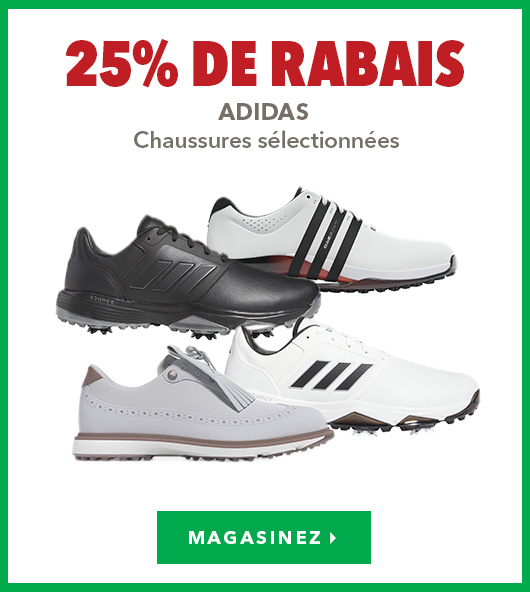 Chaussures Adidas sélectionnées – 25% de rabais