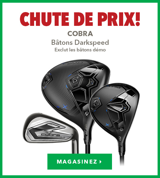 Baisse de prix sur les bâtons Cobra Darkspeed
