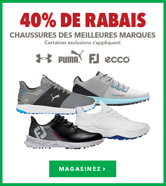 Chaussures de grandes marques sélectionnées – 40% de rabais  