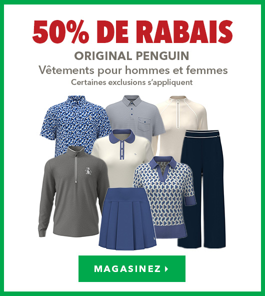 Vêtements pour hommes et femmes Original Penguin – 50 % de rabais  