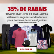 Vêtements réguliers et d’extérieur TravisMathew et Callaway pour femmes, hommes et enfants – 35% de rabais 