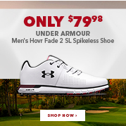 Under Armour Men's Hovr Fade 2 Sl Spikeless Shoe - Only $79.98  