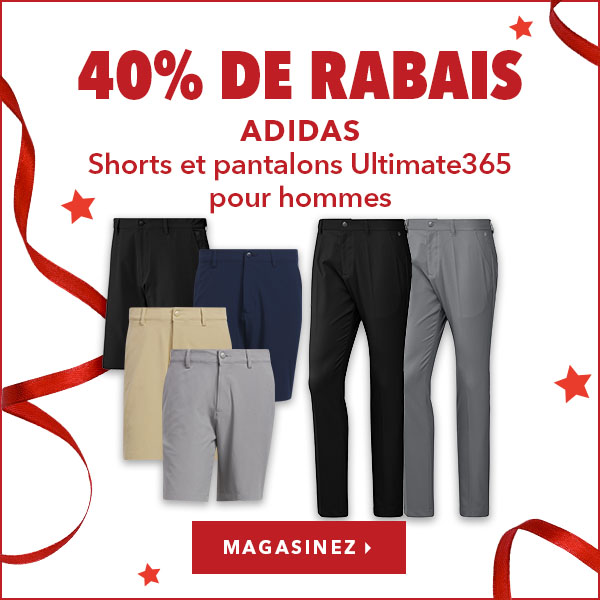 Pantalons et shorts adidas Ultimate 365 pour hommes - 40% de rabais 