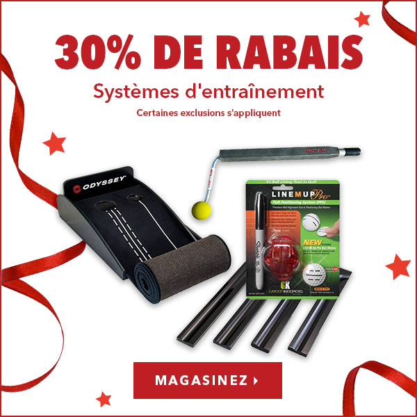 Auxiliaires d’entrainement - 30% de rabais