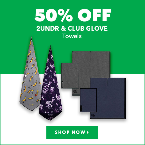2UNDR & Club Glove Towels - 50% Off  