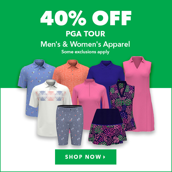 PGA Tour Men's & Women's Apparel - 40% Off  