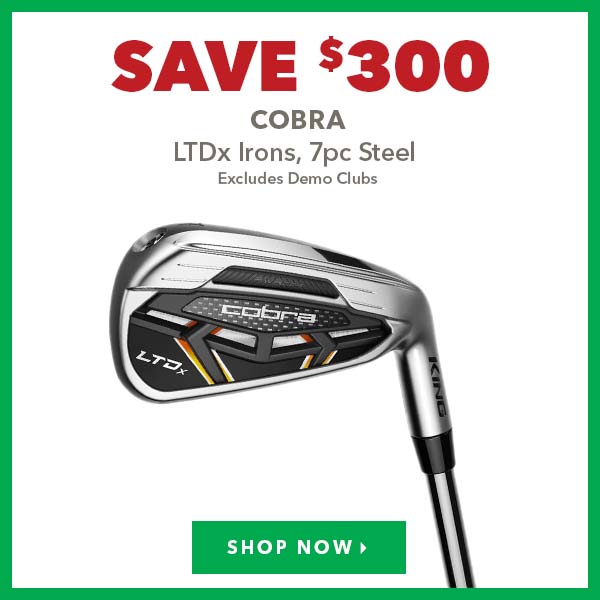 Cobra LTDx Irons, 7Pc Steel - Save $300