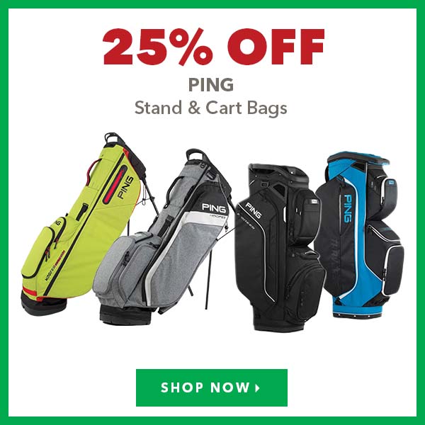 Ping Stand & Cart Bags - 25% Off