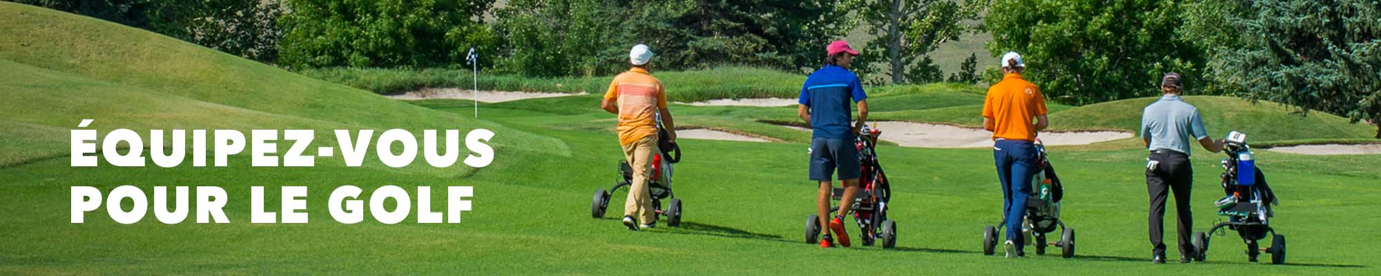 Équipez-vous pour le golf