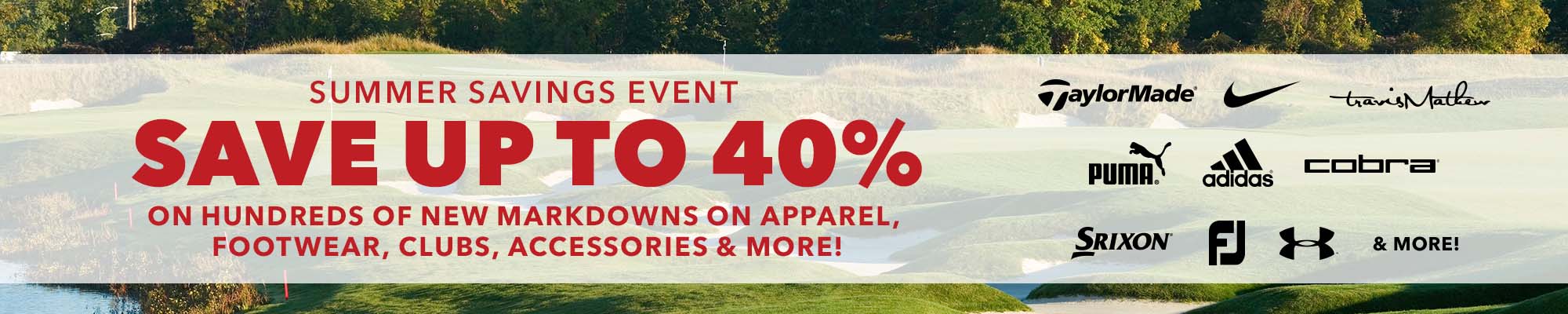 Summer Savings Event